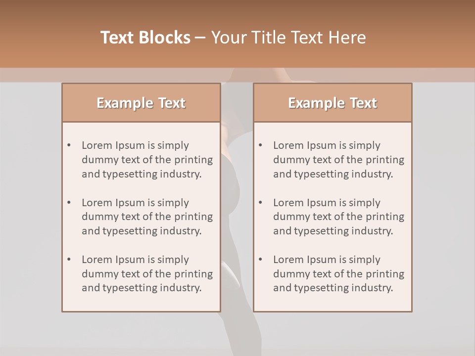 Flexibility One Gymnastic PowerPoint Template