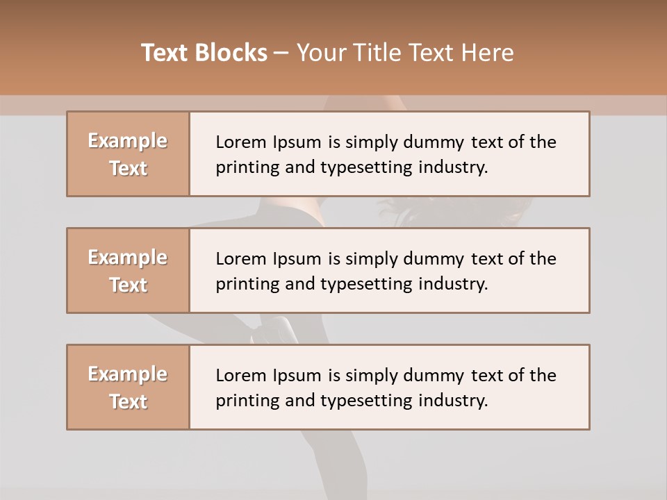 Flexibility One Gymnastic PowerPoint Template