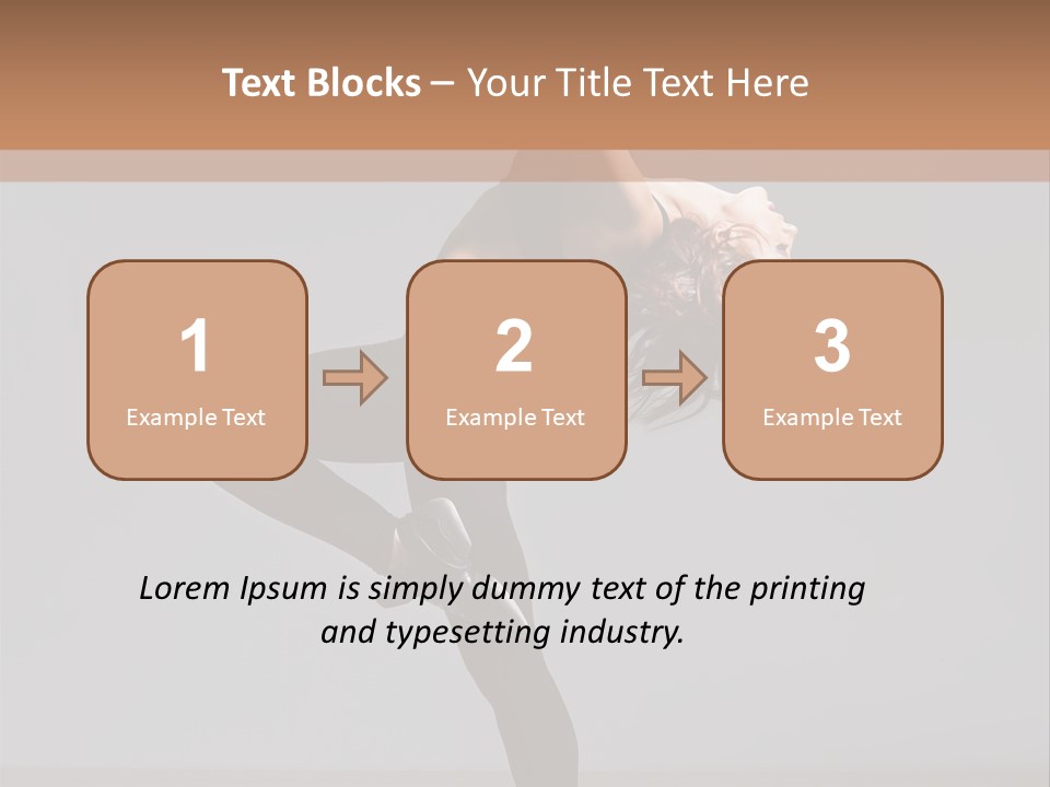 Flexibility One Gymnastic PowerPoint Template