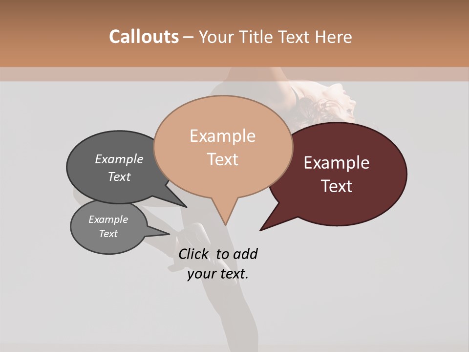 Flexibility One Gymnastic PowerPoint Template