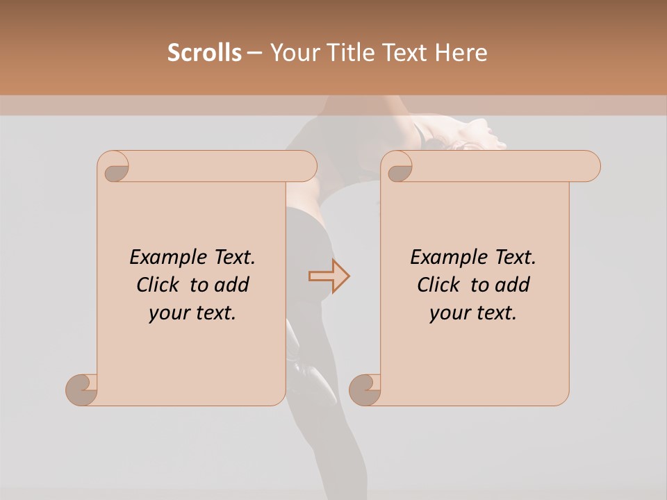 Flexibility One Gymnastic PowerPoint Template