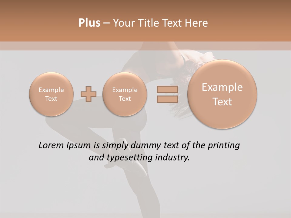 Flexibility One Gymnastic PowerPoint Template