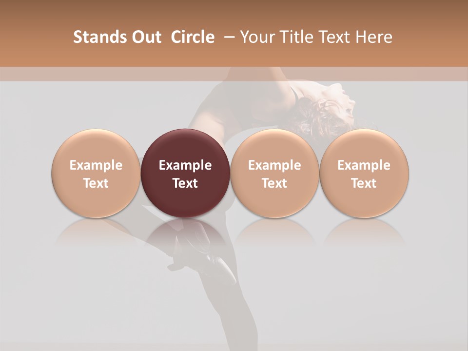 Flexibility One Gymnastic PowerPoint Template