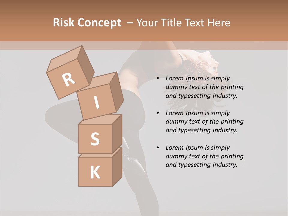 Flexibility One Gymnastic PowerPoint Template