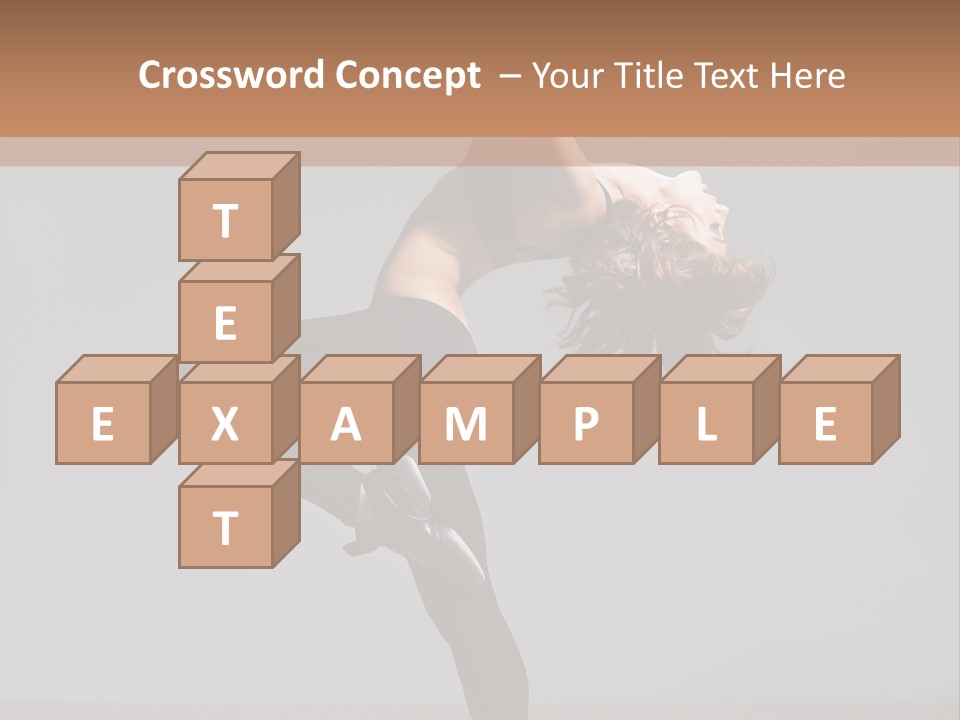 Flexibility One Gymnastic PowerPoint Template
