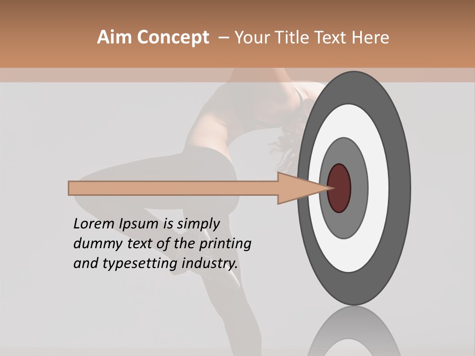 Flexibility One Gymnastic PowerPoint Template