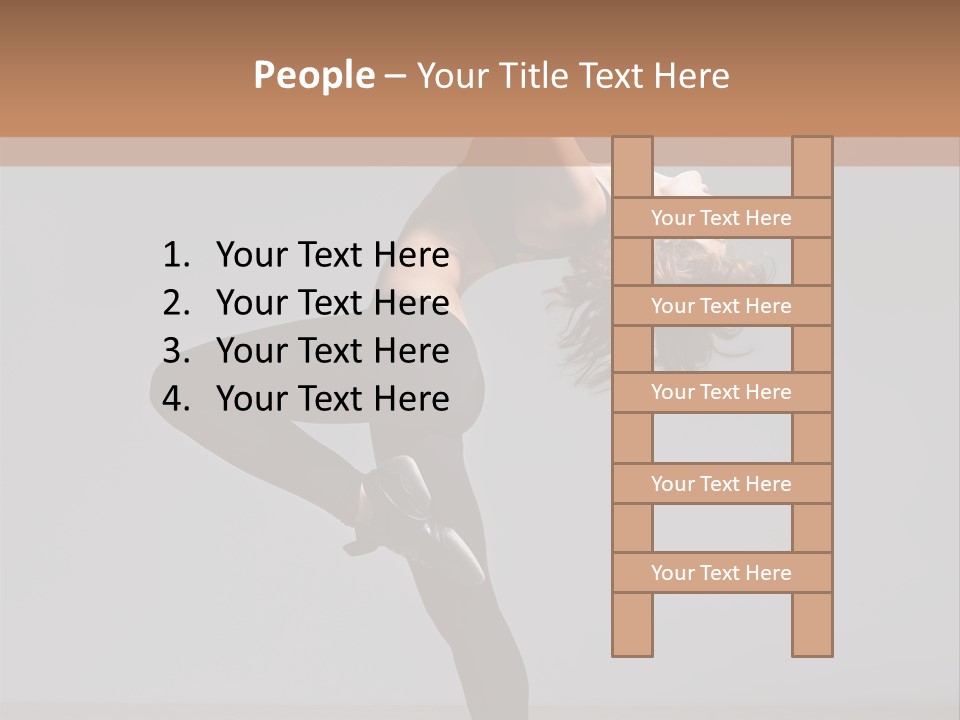 Flexibility One Gymnastic PowerPoint Template