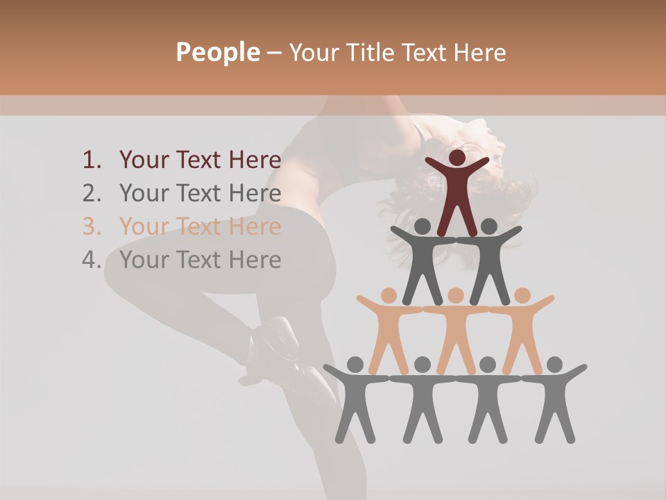 Flexibility One Gymnastic PowerPoint Template