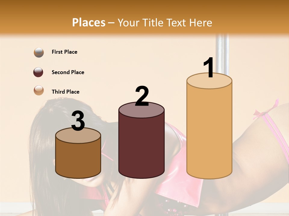 Activity Down Woman PowerPoint Template