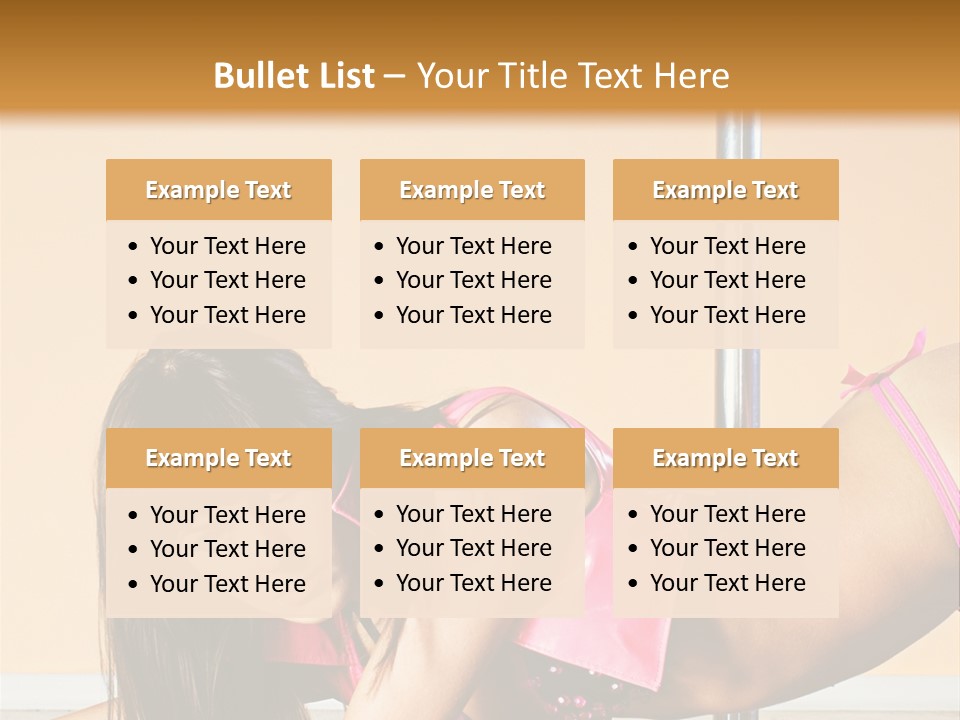 Activity Down Woman PowerPoint Template