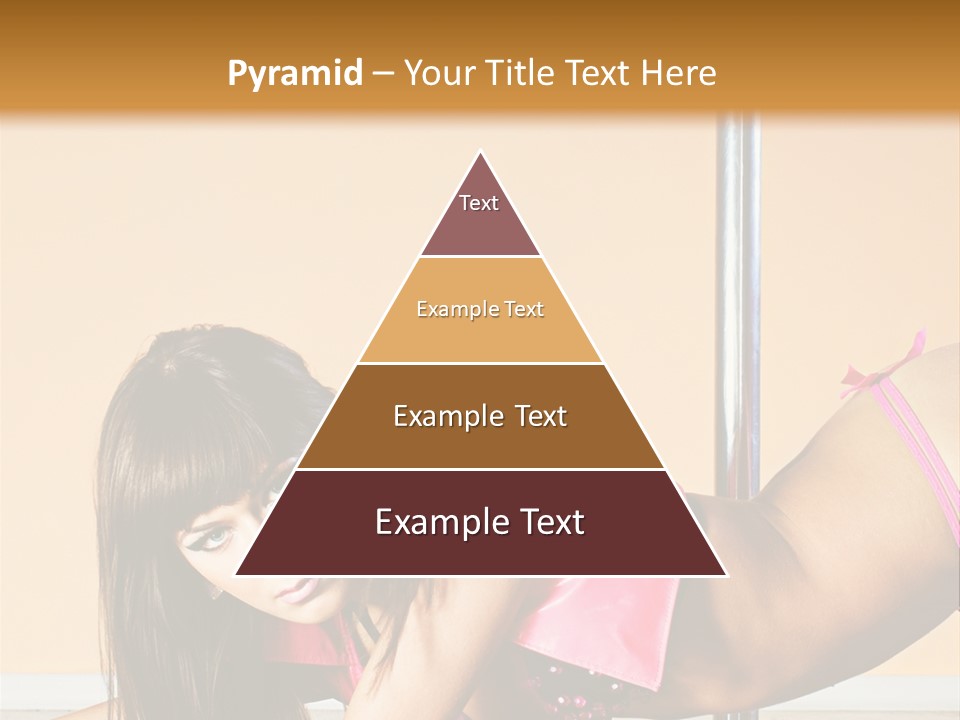 Activity Down Woman PowerPoint Template