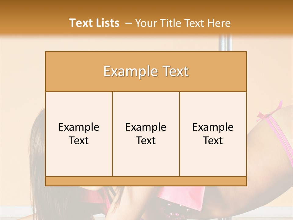 Activity Down Woman PowerPoint Template