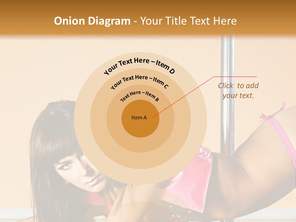 Activity Down Woman PowerPoint Template