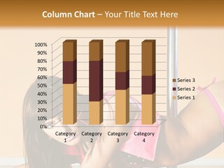 Activity Down Woman PowerPoint Template