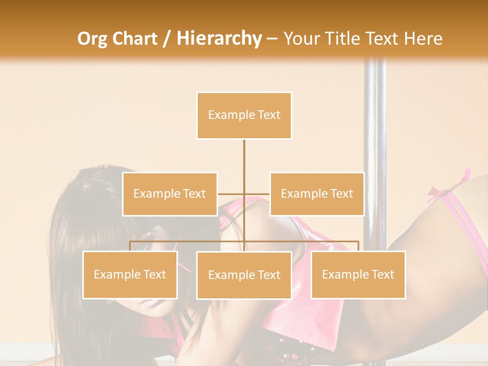 Activity Down Woman PowerPoint Template