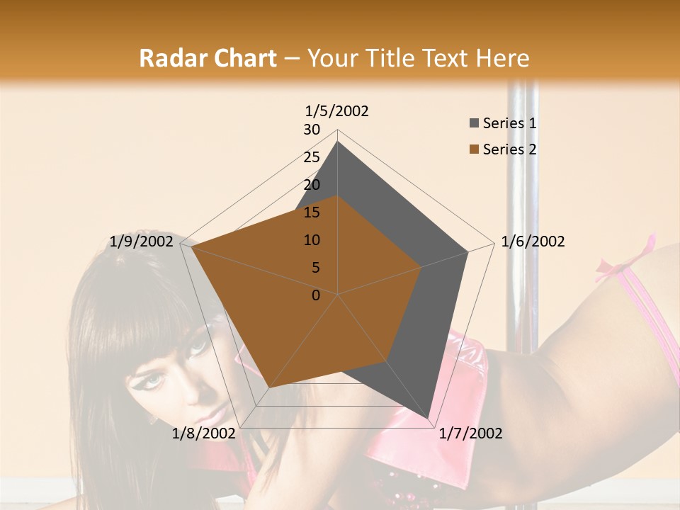 Activity Down Woman PowerPoint Template