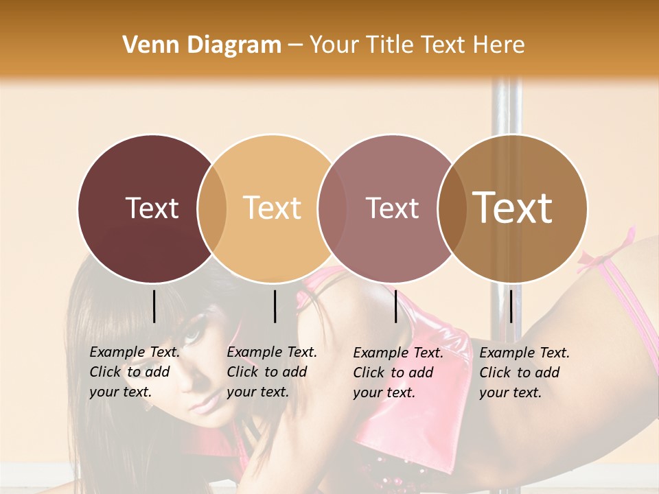 Activity Down Woman PowerPoint Template