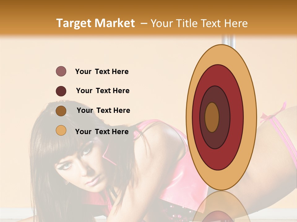 Activity Down Woman PowerPoint Template