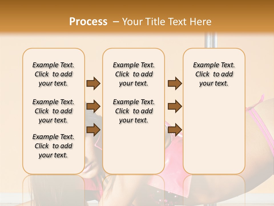 Activity Down Woman PowerPoint Template
