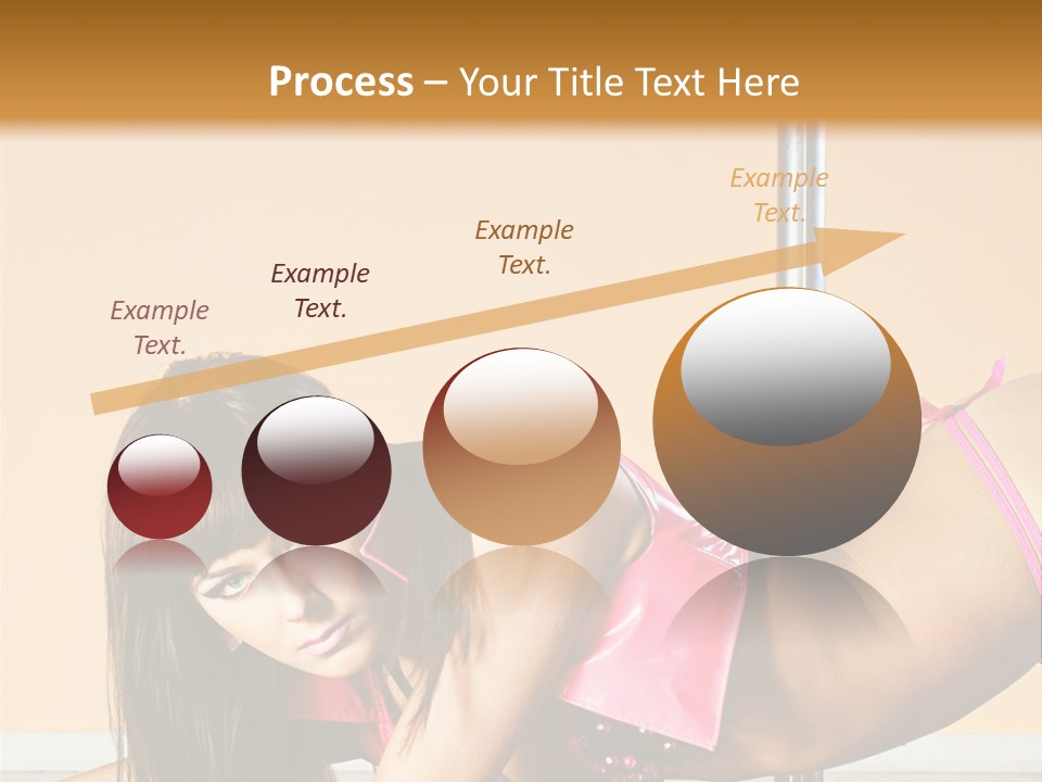 Activity Down Woman PowerPoint Template