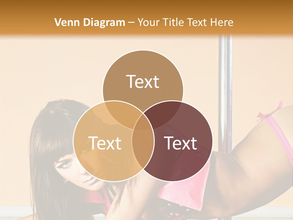 Activity Down Woman PowerPoint Template