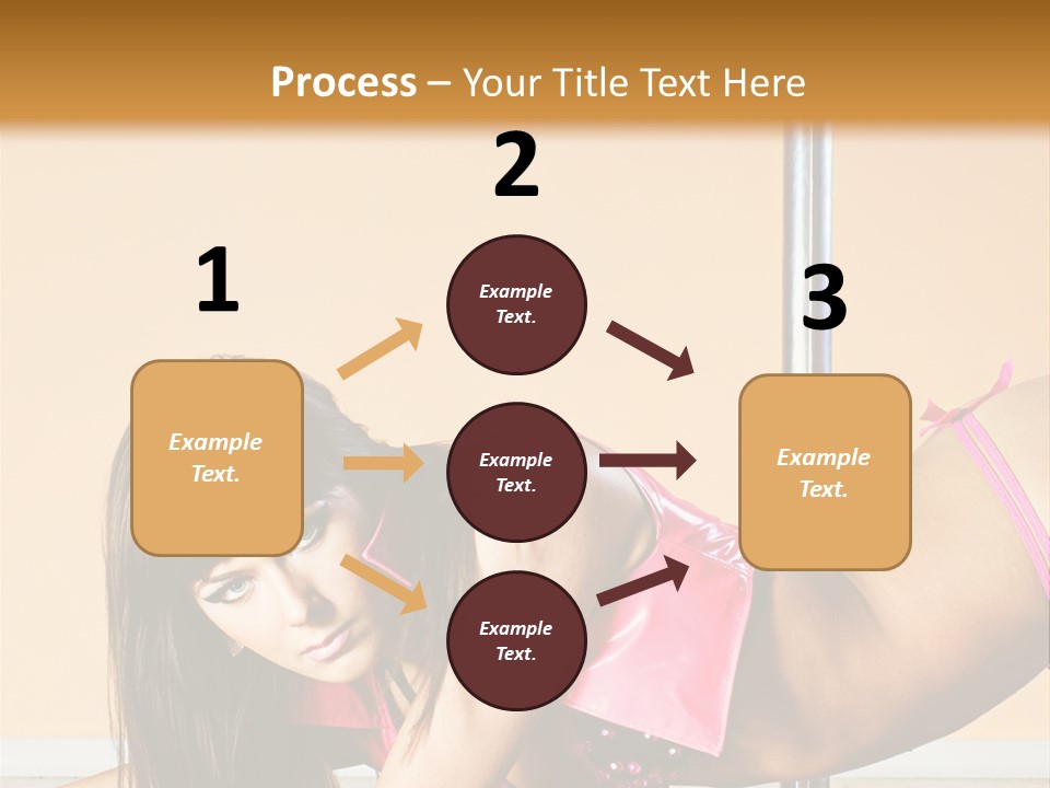 Activity Down Woman PowerPoint Template