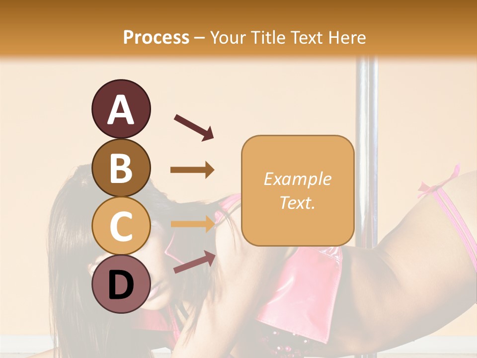 Activity Down Woman PowerPoint Template