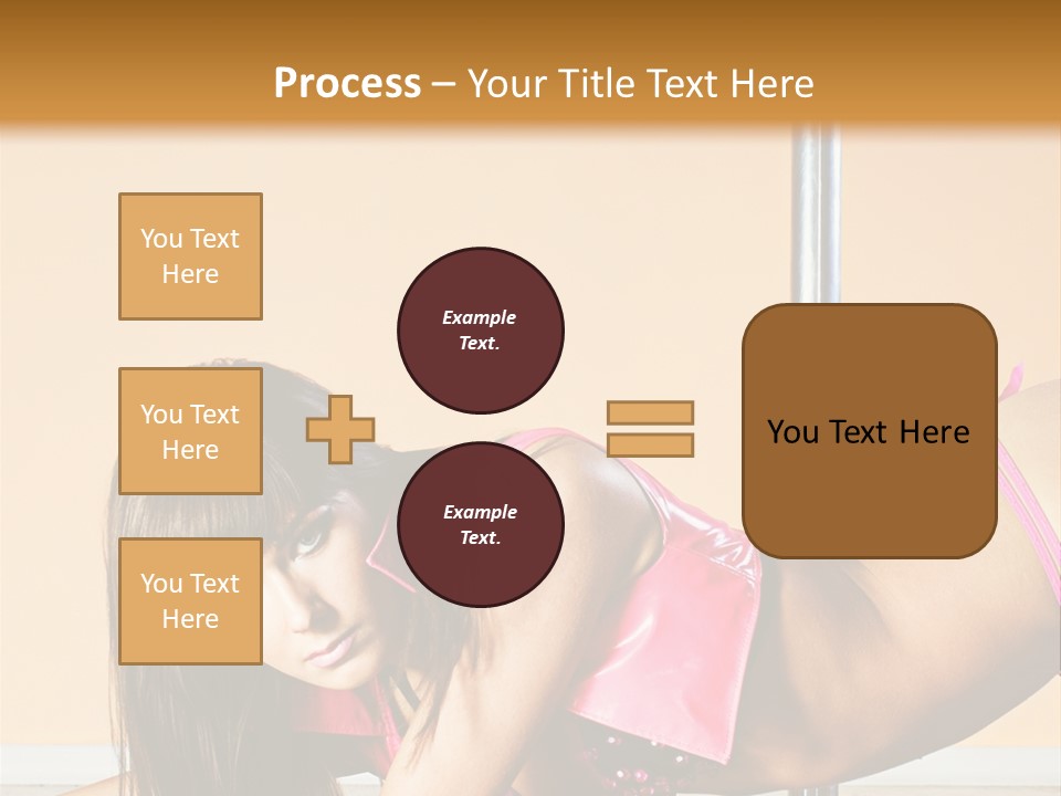 Activity Down Woman PowerPoint Template