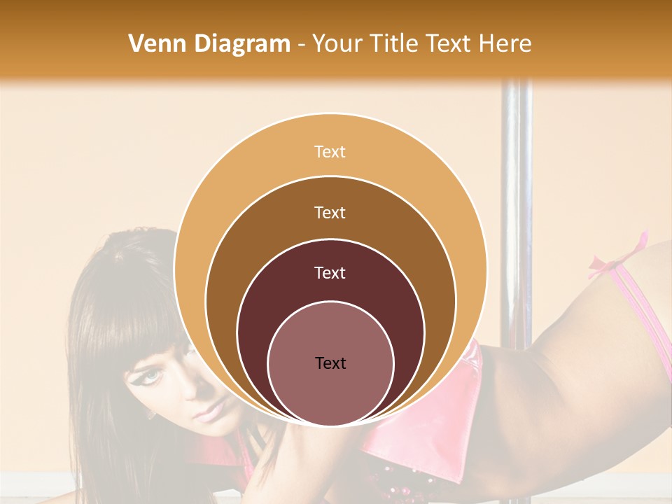 Activity Down Woman PowerPoint Template