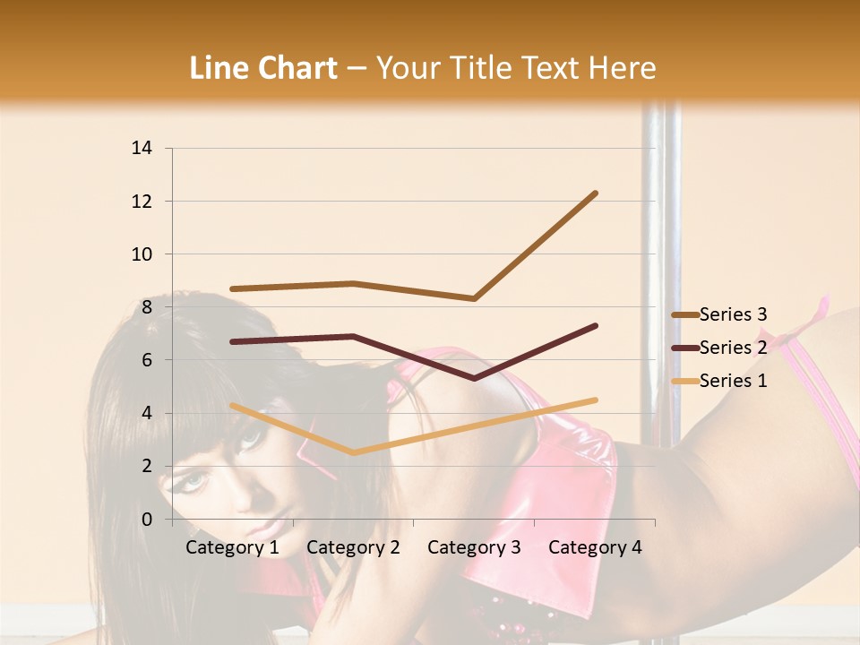 Activity Down Woman PowerPoint Template