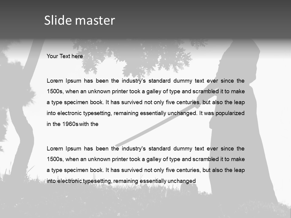 Combative Asian War PowerPoint Template