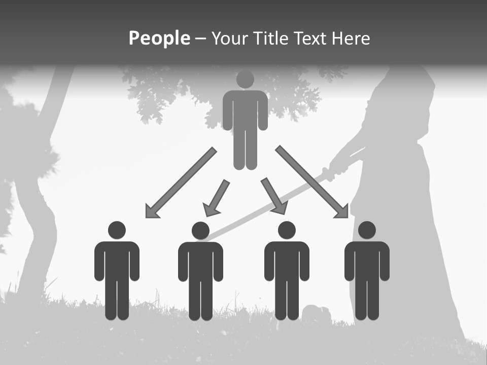 Combative Asian War PowerPoint Template