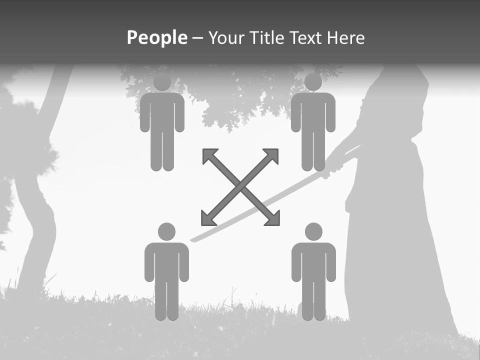 Combative Asian War PowerPoint Template