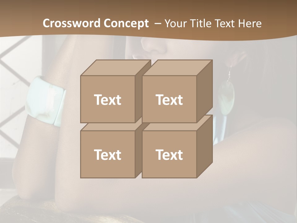 Figure Lips Passion PowerPoint Template