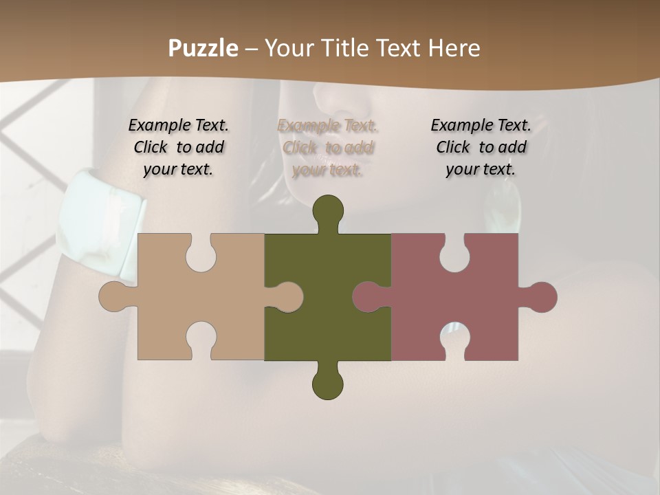 Figure Lips Passion PowerPoint Template