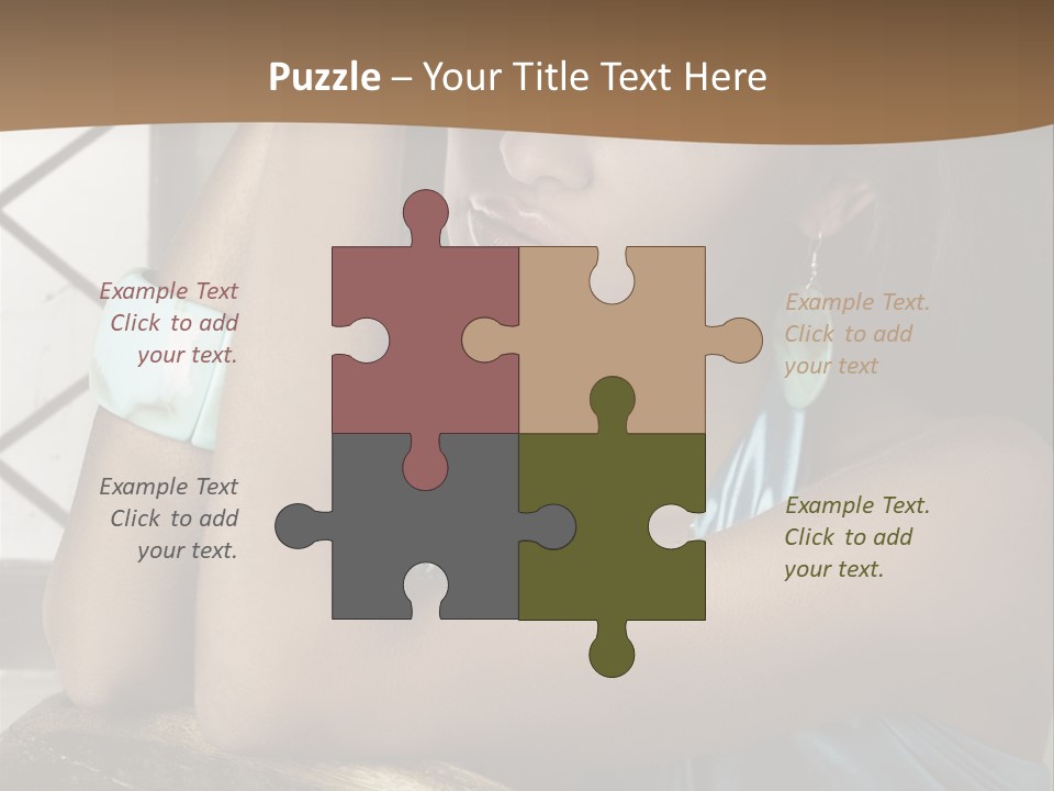 Figure Lips Passion PowerPoint Template