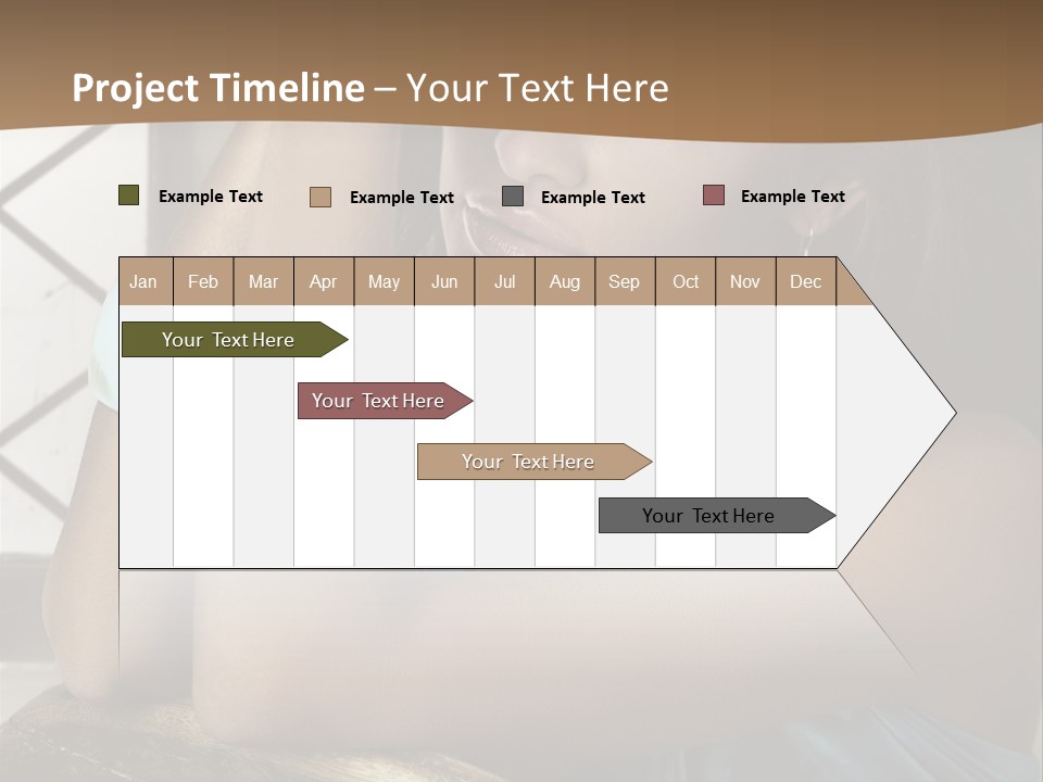 Figure Lips Passion PowerPoint Template