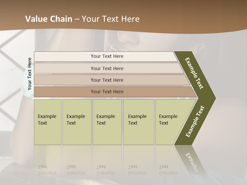 Figure Lips Passion PowerPoint Template