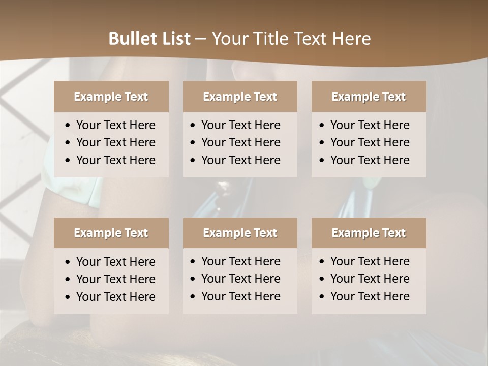 Figure Lips Passion PowerPoint Template