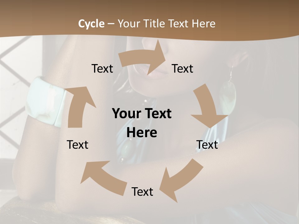Figure Lips Passion PowerPoint Template
