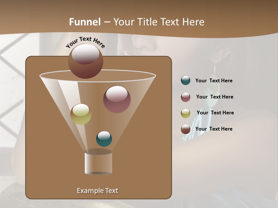 Figure Lips Passion PowerPoint Template