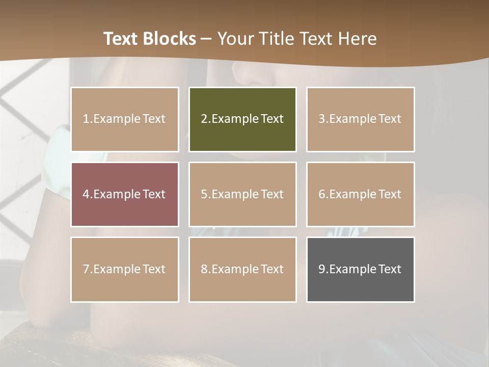 Figure Lips Passion PowerPoint Template