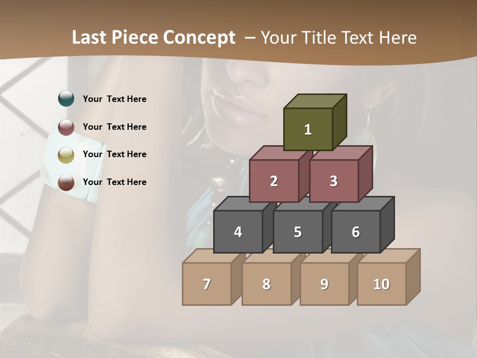 Figure Lips Passion PowerPoint Template