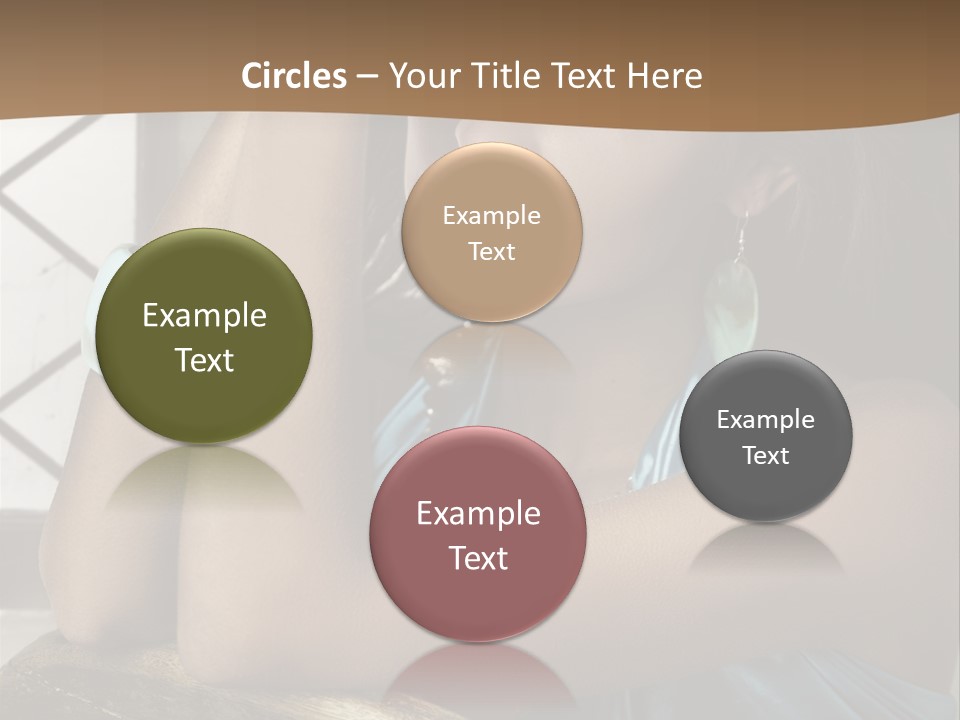 Figure Lips Passion PowerPoint Template