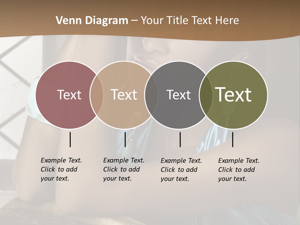 Figure Lips Passion PowerPoint Template