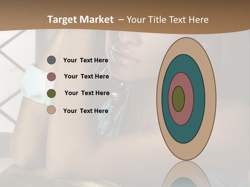 Figure Lips Passion PowerPoint Template