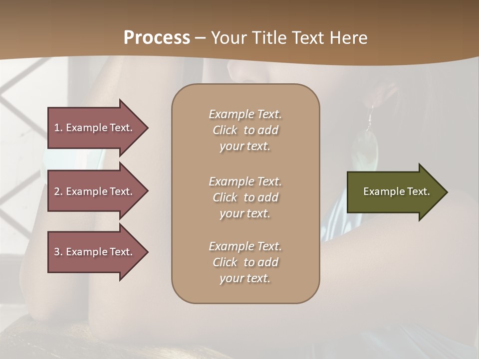 Figure Lips Passion PowerPoint Template