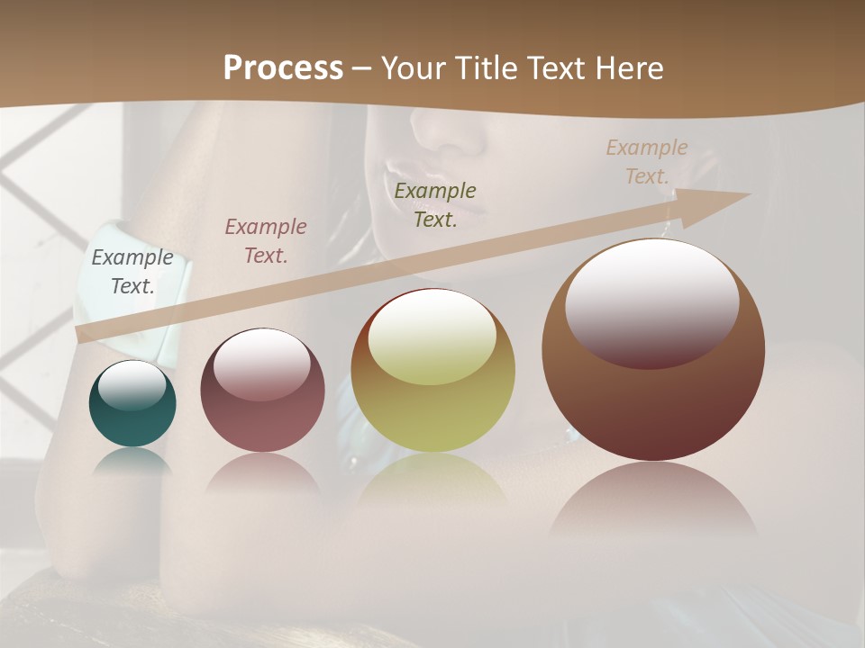 Figure Lips Passion PowerPoint Template