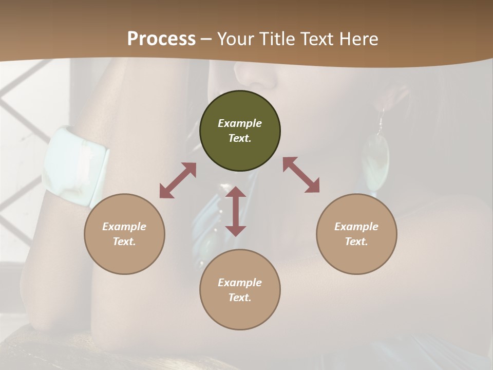 Figure Lips Passion PowerPoint Template