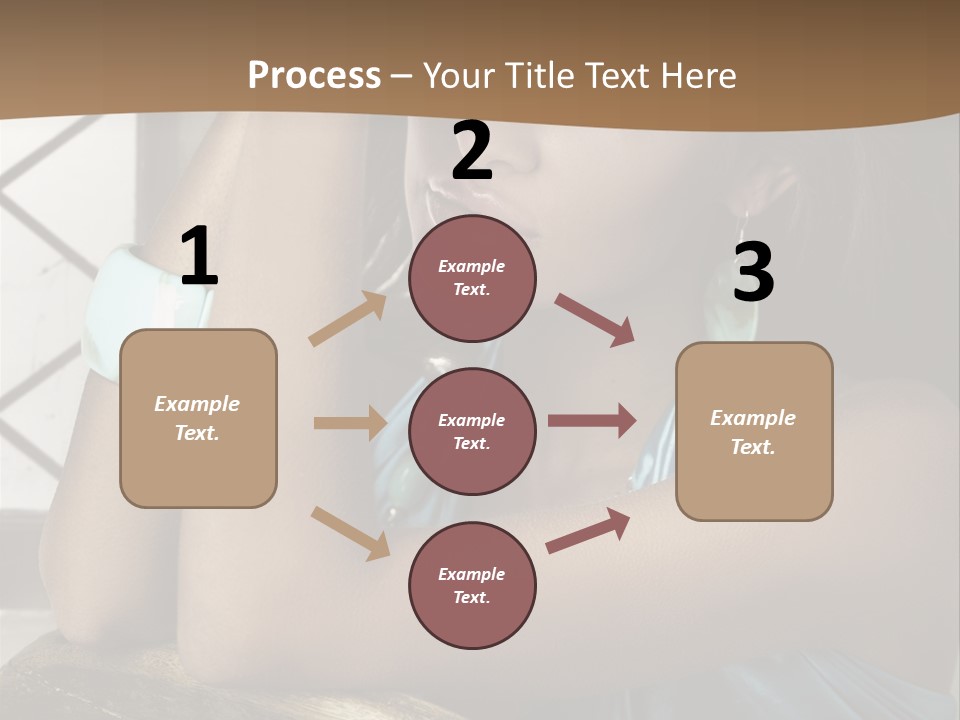 Figure Lips Passion PowerPoint Template